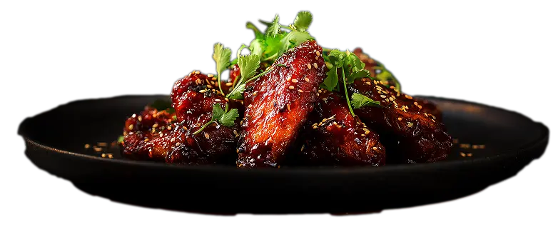 Chicken wings from a Latin fusion menu in Orlando